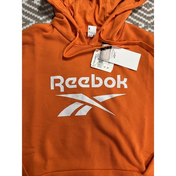 NWT Reebok Orange Classic Oversized Coupe Extra Large Hoodie Size S Original $60 - Picture 2 of 12